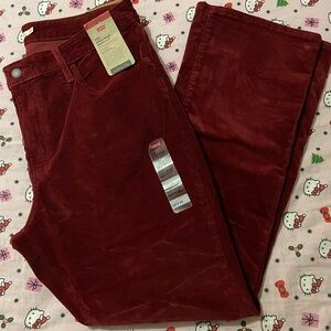 levi’s women 725 high rise bootcut corduroy jeans